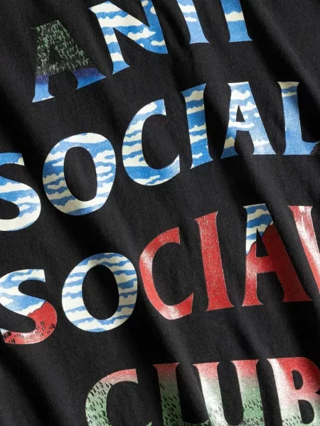 Μπλούζα Anti Social Social Club μαύρο