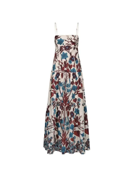 Maxi rochie maxi Johanna Ortiz cu model floral de costum