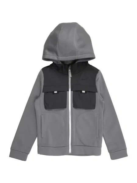 Nike Sportswear Tepláková bunda CITY UTILITY sivá čierna