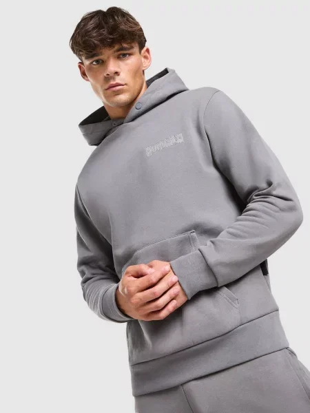 Hoodrich Bluza Z Kapturem Chromatic szara