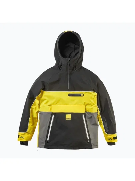 Мъжко яке за сноуборд ThirtyTwo Light X Walker Anorak black/yellow черно