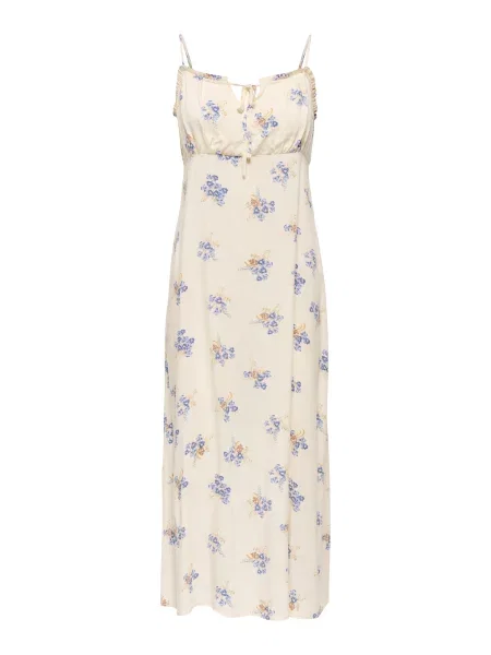 ONLY Rochie ONLNELLY bleumarin / albastru deschis / maro / murdar alb