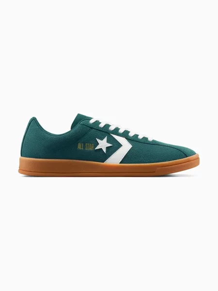 Usnjene superge Converse All Star Classic Trainer zelena