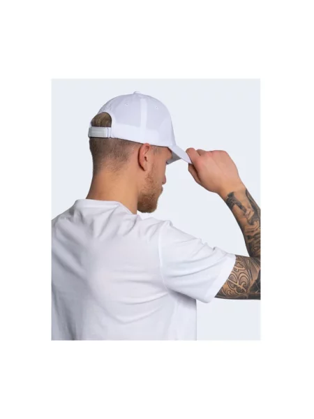 Czapka z daszkiem Armani Exchange z autografem biała