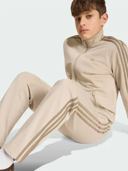 Детские брюки Adidas бежевые