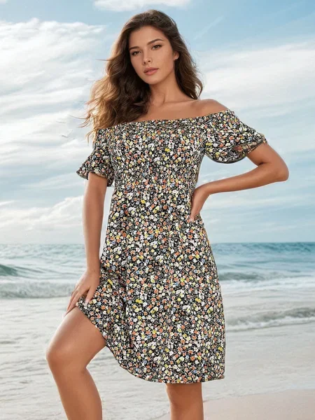 Rochie mini Resti de costum negru
