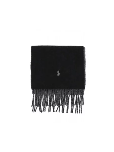 Polo Ralph Lauren szalik z dodatkiem wełny czarna