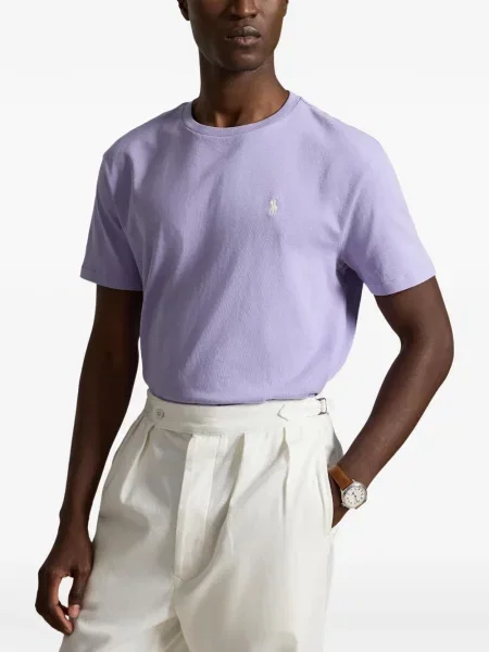 Șosete Polo Ralph Lauren cu model herringbone cu broderie plasă albastru
