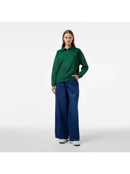 Lacoste Bluza Regular Fit zielona