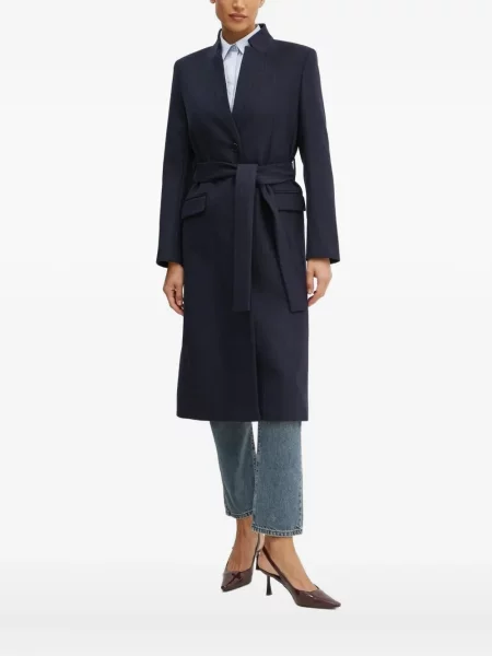 Palton Karl Lagerfeld cu dungi albastru