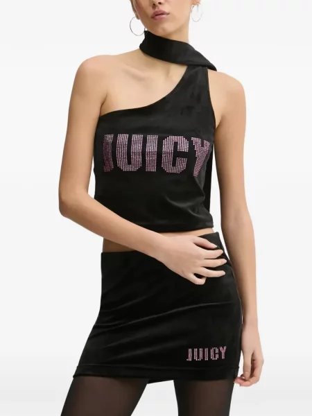 Top Juicy Couture cu imagine negru