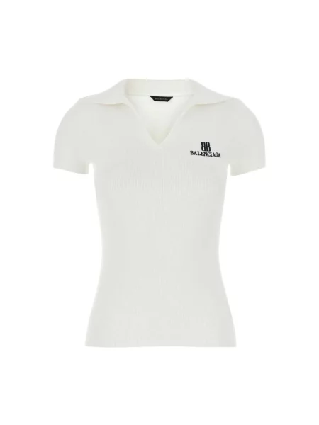 Koszulka polo Balenciaga biała