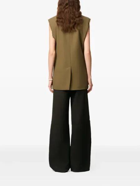 Vestă Ami Paris de lână verde