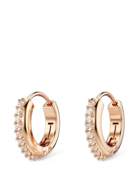 Cercei Swarovski roz