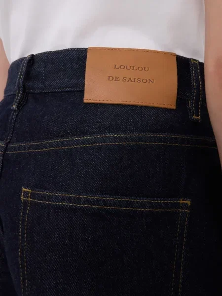 Blugi Loulou De Saison cu 5 buzunare albastru