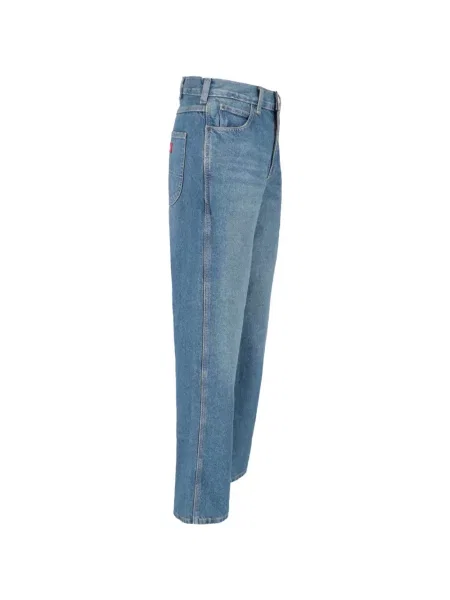 Blugi drepți Dickies albastru