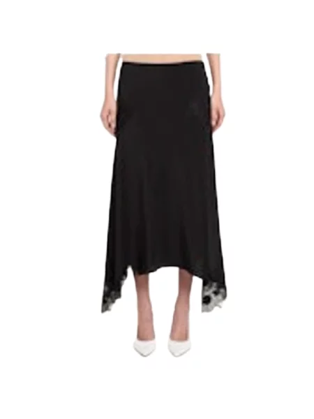 Spódnica Stella Mccartney asymetryczna czarna