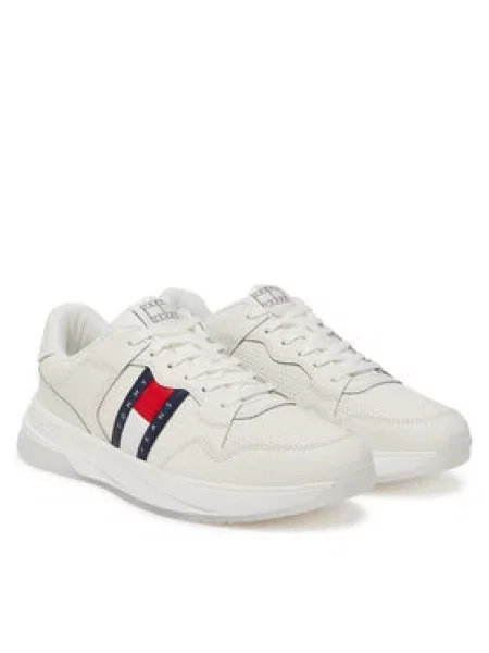 Tommy Jeans Sneakersy Tjm Retrocasual Runner bílá