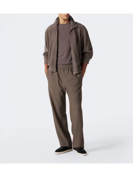 Pantaloni Giorgio Armani tricotate gri