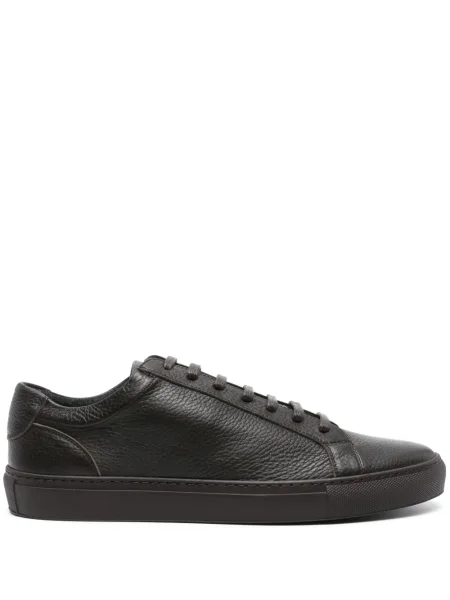Sneakerși Corneliani din piele maro
