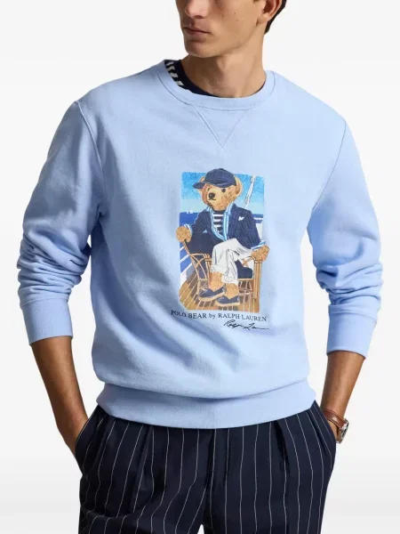 Șosete Polo Ralph Lauren cu broderie în carouri de flanelă verde