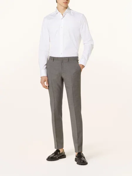 Roy Robson Spodnie Garniturowe Slim Fit braun brązowe