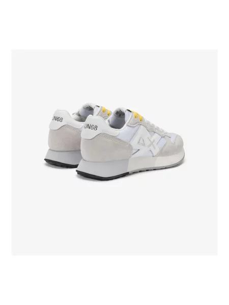 Pantofi Sun68 alb