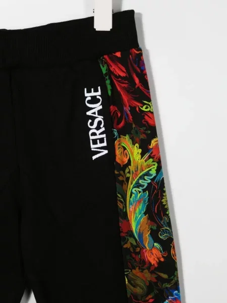 Spodnie dziecięce Versace czarne