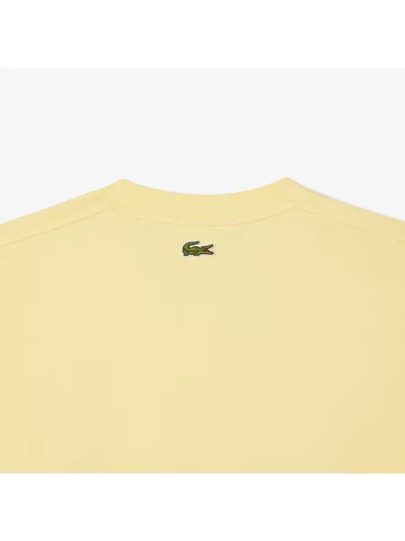 Lacoste T-Shirt Z Nadrukiem żółty