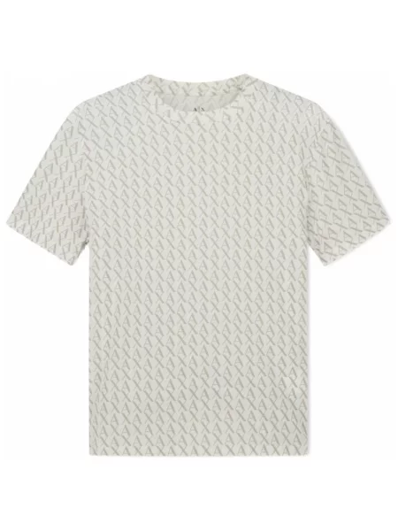 Armani Exchange Tricou alb