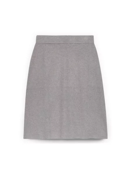Dzianinowa spódnica Fiorella Rubino szara