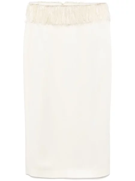 Fusta maxi Toteme alb