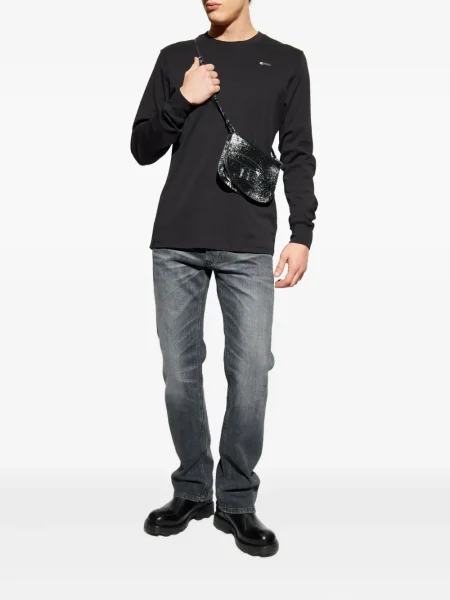 Tricou Diesel lung negru