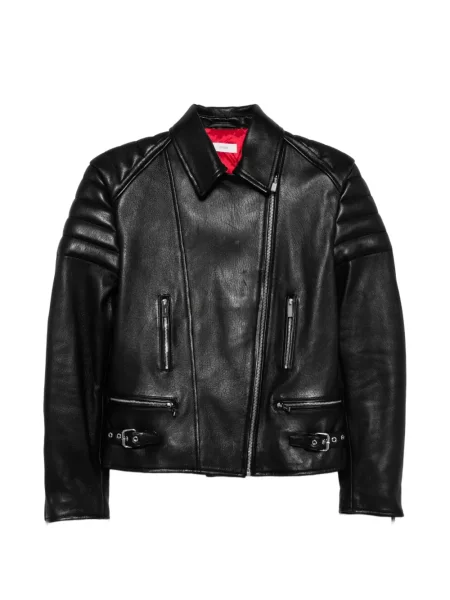 Geanta de piele Toteme negru
