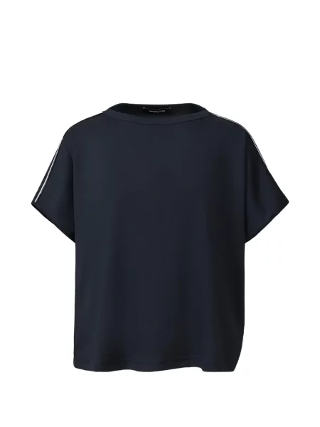 Scurt tricou Fabiana Filippi cu dungi albastru