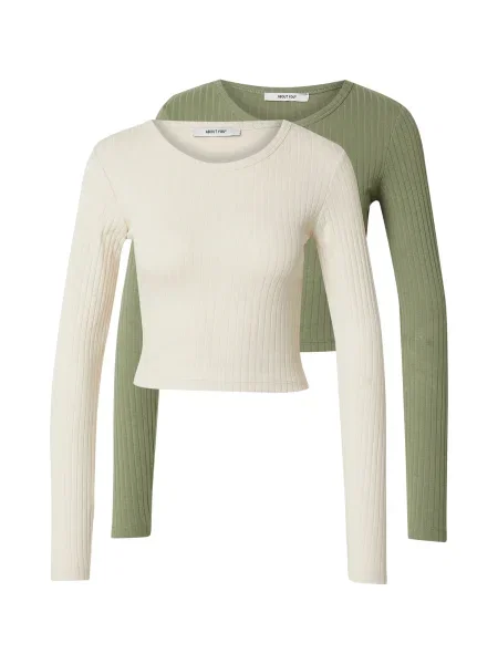 ABOUT YOU Tričko Lieven / zelená béžová