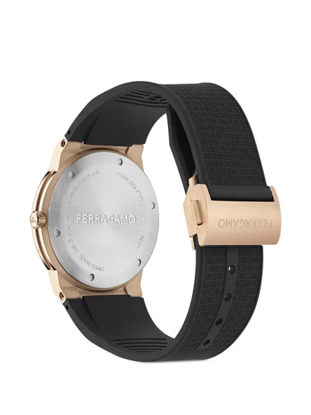Ceas Ferragamo cu autograf negru