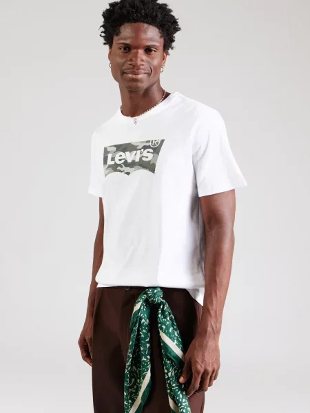 LEVI'S ® Tričko svetlomodrá / petrolejová / prírodná biela