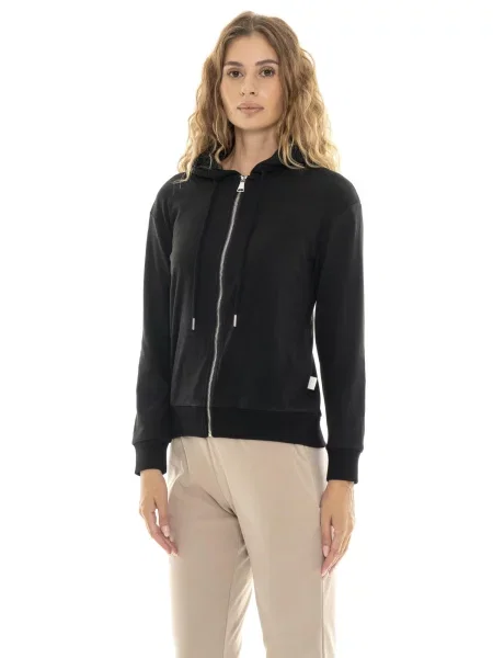 Bluza z kaptur na co dzień na siłownię czarna