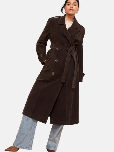 Friends Like These Palton de primăvară-toamnă închis maro