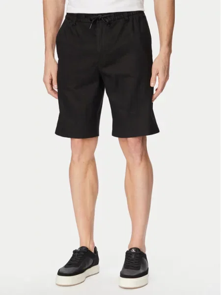 Pantaloni scurți Boss negru