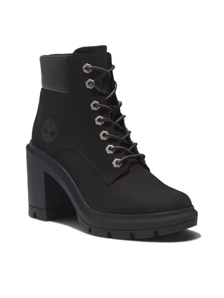 Čizme Timberland Allington Heights Black Nubuck crna