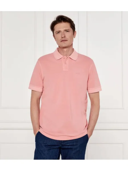 BOSS ORANGE Tenisz póló Prime rózsaszín