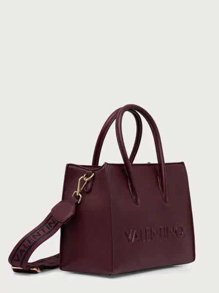 Geantă Valentino din piele roșu