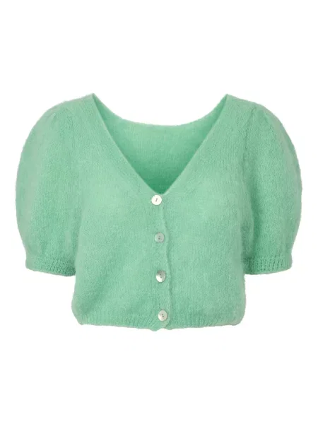 Kardigan Americandreams wełniany zielony