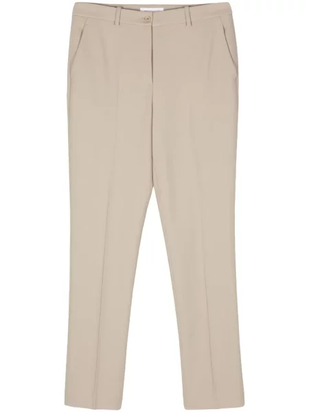 Pantaloni Michael Kors Collection din cașmir maro