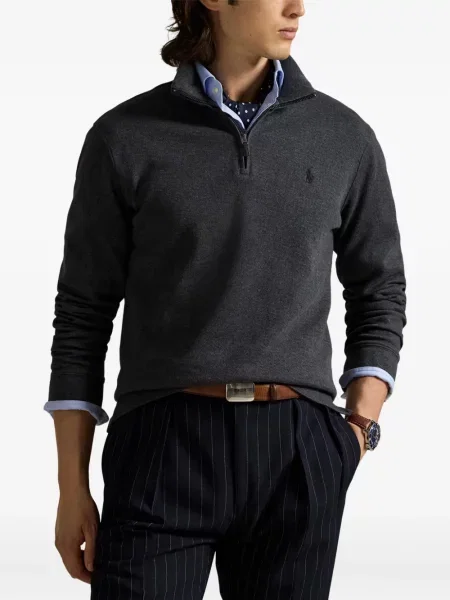 Μικρός κασκέτο Polo Ralph Lauren με χαμηλή μέση υφαίνω διαγωνίως πράσινο