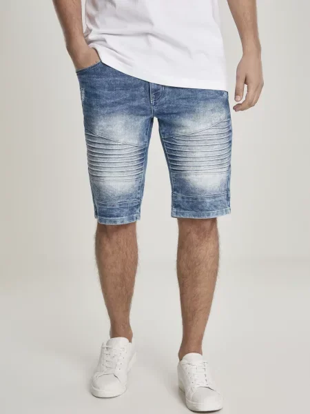 Kratke traper hlače Southpole plava