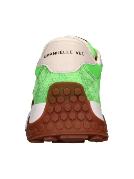 Sneakersy Emanuélle Vee zamszowe zielone
