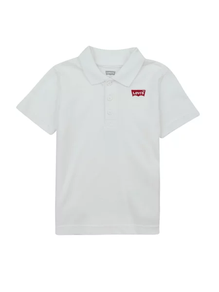 Tricou polo copii Levi's® alb